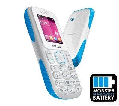 Celular Blu T-191 Branco e Azul