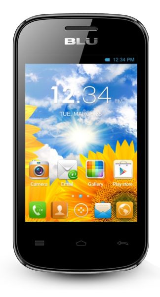 Celular Blu Dash Jr D140 Preto com prata